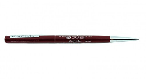 L'Oréal Paris Infallible Lip Liner 702 Always Plum Red Lip Eyeliner (Always Plum, Italien, 8 mm, 8 mm, 130 mm)
