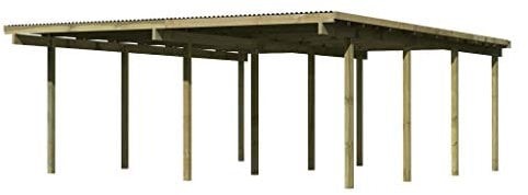 KARIBU. Doppelcarport ECO 2 Variante A