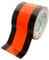 BONUS Eurotech 1BL28.00.0050/033 Klebeband zum vorübergehenden Außerkraftsezten von Verkehrszeichen, Klebstoff auf Kautschuk Basis, Länge 33 m x Breite 50 mm x Dicke 0,11 mm, Schwarz/Orange