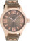 Oozoo C1158 - Armbanduhr für Damen, Lederarmband, Taupe