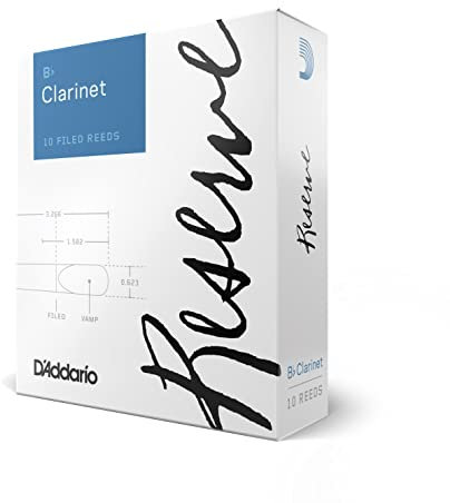 D'Addario Reserve Blätter für Bb-Klarinette (Böhm) Stärke 3.0 (10 Stück)