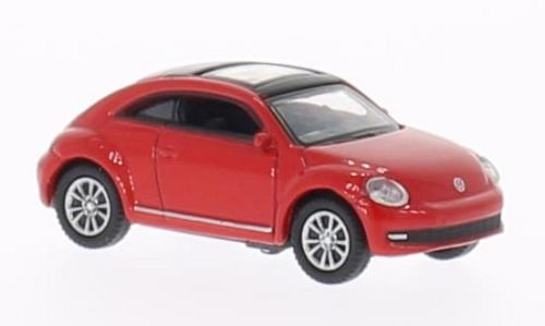 VW Beetle, rot , Modellauto, Fertigmodell, Welly 1:87
