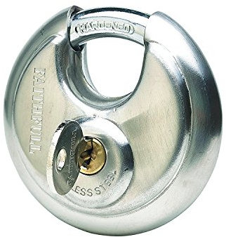 Faithfull Stainless Steel Discus Padlock 70mm