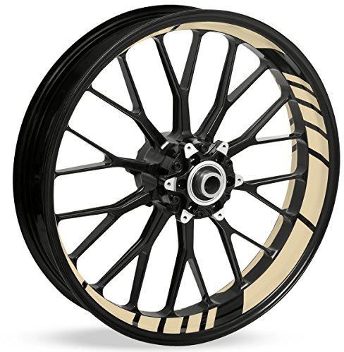 Motoking Felgenbettaufkleber im GP Design - Komplettset für 16 bis 19 - Farbe & Breite wählbar