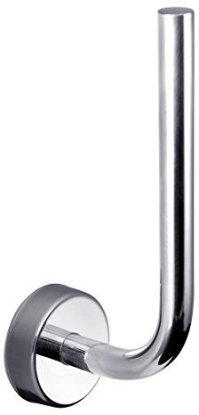 Kapitan Vertical Spare Toilet Roll Holder Stainless Steel 18/10, Self Adhesive Or Screws Mounting, Polished Finish, Made in EU, 20 Years Warranty