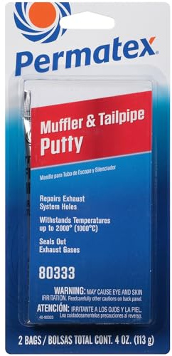Permatex 80333 Muffler and Tailpipe Putty, 4 oz.