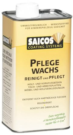 Saicos Pflegewachs für geölte Oberflächen Weiß (8111) 1 Liter