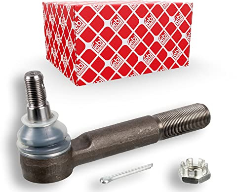 febi bilstein 23910 Spurstangenendstück mit Kronenmutter und Splint, 1 Stück | Kompatibel mit: MERCEDES-BENZ T2/L Kasten, T2/L Pritsche/Fahrgestell