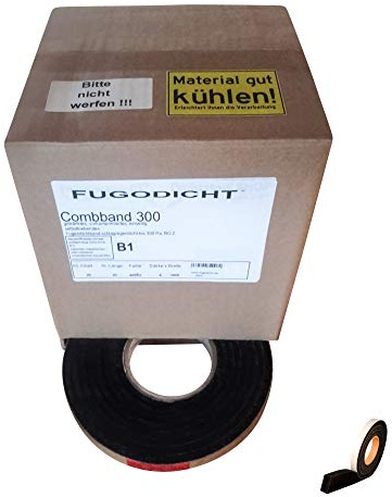 Fugodicht Kompriband 300 Pa 25x12.5m Rolle 10x10 mm (10x2mm) anthrazit