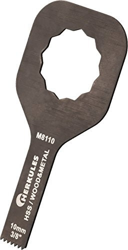 Herkules M8110 für Fein Super Cut HSS Sägeblatt M2, für Multischleifer - Maße: L=28 B=10 T=0,8 ZpZ=18 - Für Material/Merkmale: Holz, Tischlerplatte, Kunststoff, Aluminium, Stahlblech
