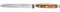 Felix SOLINGEN 833113 First Class Wood Tomatenmesser Wellenschliff - Klingen-Stahl Olivenholzgriff - Made in Germany