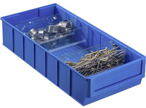 Allit ProfiPlus ShelfBox 400B, blau, (l x b x h) 185 x 400 x 81 mm