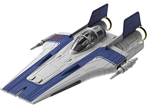 Revell 06762 Star Wars Episode VIII Build & Play Blue A-Wing Fighter, With Lights & Sounds