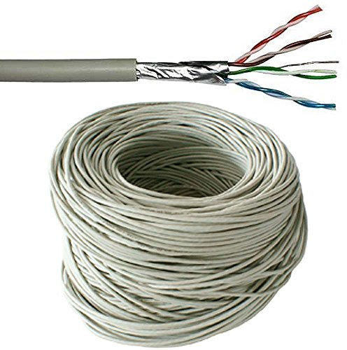 25m CAT5e FTP Shielded Cable Reel/Drum - Pure Copper - Ethernet Network LAN RJ45 - CableFinder