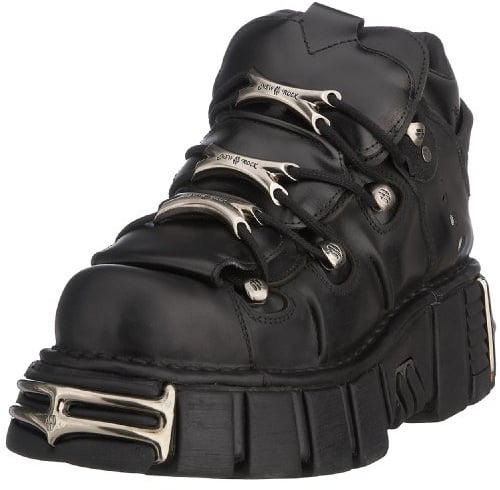 New Rock Men's Brogues, Black, 10