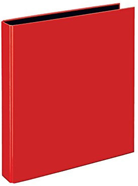 VELOFLEX 1141221 - Ringordner VELOCOLOR Classic, DIN A4, 2-Ring-Mechanik, 255 x 318 x 45 mm, hellrot, 1 Stück