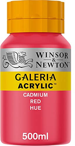 Winsor & Newton Galeria Colore Acrilico 500ml - Rosso Di Cadmio Imitazione