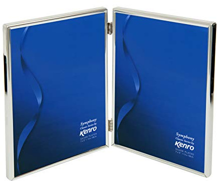Kenro Silver Plated Twin Photo Frame 6x4 Inch / 10x15cm Symphony Classic Series - SY1015/2