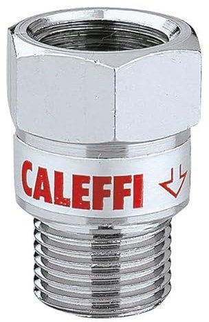 CALEFFI - Durchflussbegrenzer; M-F-Richtung; Durchflussmenge 8 l/min; Farbe weiß