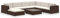 vidaXL Gartenmöbel 8-TLG. mit Auflagen Sitzgruppe Lounge Rattanmöbel Set Sitzgarnitur Sofa Gartensofa Sofagarnitur Tisch Poly Rattan