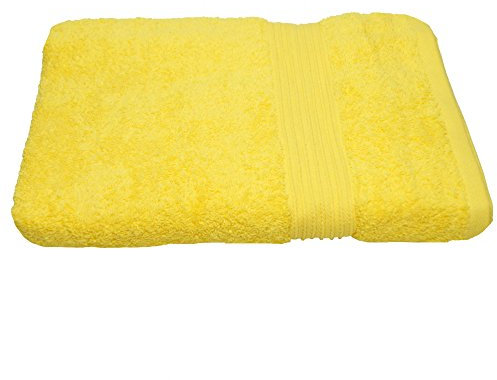 Julie Julsen Handtuch in 23 Farben erhältlich weich und saugstark 500gsm Öko Tex Gelb 50 x 100 cm