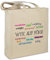 Stofftasche mit Stadt/Ort Wyk auf Föhr - Motiv Positive Eigenschaften - Farbe beige - Stoffbeutel, Jutebeutel, Einkaufstasche, Beutel