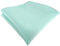 TigerTie Satin Einstecktuch in mint grün einfarbig Uni - Tuch Polyester - Größe 26 x 26 cm