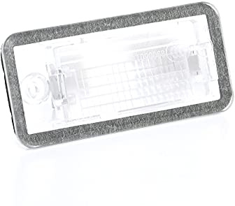 TYC Number Plate Light Nearside Fits Avant 8E 2000-2012, Smoke LED, 5W, C5W Bulb, Waterproof