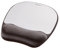 Fellowes Memory Foam Mouse Mat with Wrist Support - Ergonomic Mouse Pad for Computer Laptop - Silver Streak