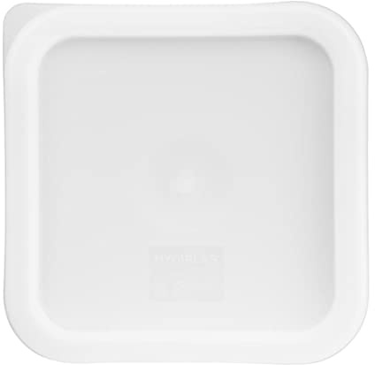 Hygiplas CF049 Square White Lid to fit - 1.5/3.5Ltr, 192(L)x192(W)mm