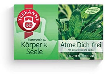 Teekanne Atme Dich frei Kr?uterteemischung 20 Beutel, 2er Pack (2 x 40 g Packung)