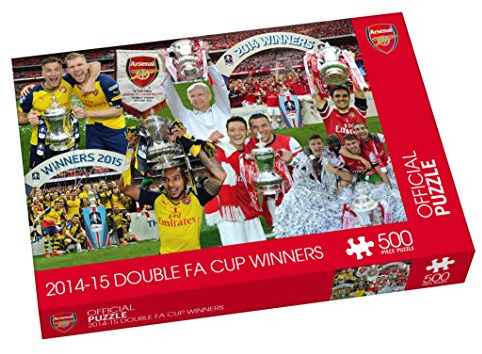 Paul Lamond Games Arsenal 2014-15 Double FA Cup Winners Puzzle (500-Piece) by Paul Lamond Games