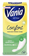 Vania Kotydia - Proteggi-slip Confort+, Normal, all’aloe vera, 4 confezioni da 28