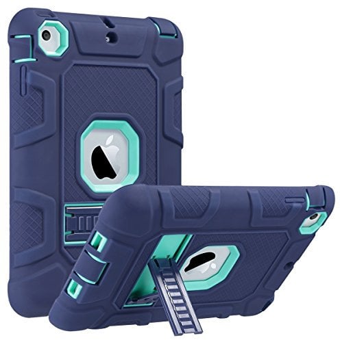 ULAK iPad Mini 1 2 3 Case, iPad Mini Shockproof Protective Case Cover with Stand for Apple iPad Mini 1/2/3 - Blue
