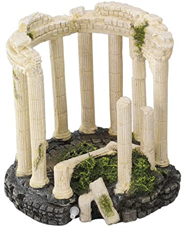 Europet Bernina 234-411100 Dekoration Roman Pavillon 16 x 16 x 16 cm mit Ausströmer