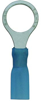 Connect 30199 Blue Heat Shrink Ring Terminal 10.5mm 25pc