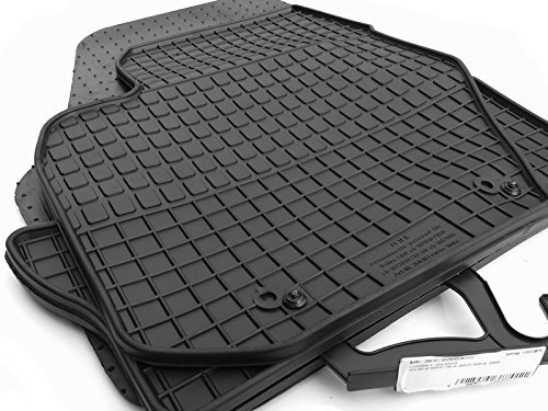 kh Teile Gummimatten V60 S60 XC60 Allwetter Gummi Matten Fußmatten 4-teilig Schwarz