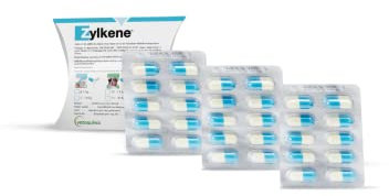 Vetoquinol Zylkene 75 mg | 30 Kapseln | Ergänzungsfuttermittel für Hunde und Katzen | Zur Unterstützung in ungewohnten Situationen | Mit Trypsin-hydrolysiertem Rinder-Kasein