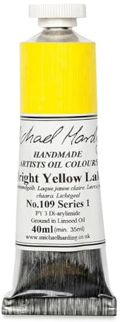 Michael Harding Oil Colour : 40ml Bright Yellow Lake