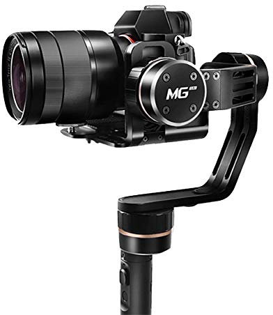 Feiyu MG Lite Gimbal per Macchine Mirrorless o DSLR Compatte, Nero