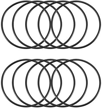 sourcing map 10St Metrische Nitrilkautschuk O-Ringe Dichtung 55mm AD 51mm ID 2mm Breite