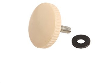 SET Rändelschraube M8 elfenbein (beige) mit Gummischeibe SR59 1x, SR56 3x