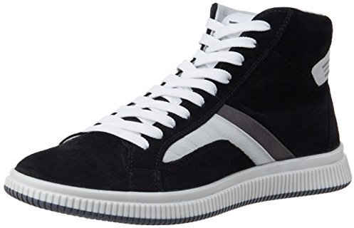 Diesel Herren Sneaker MID Schuhe URBANY E-KURW (Schwarz/Weiß, Numeric_41)