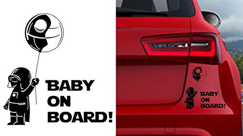 Baby on Board Darth Vader Baby Auto Car Sticker Aufkleber Darthvader