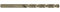 KS Tools 330.3025 Lot de 10 Forets HSS-CO au cobalt 2,5 mm