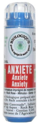 KOSMEO B Anxiété Complexe Fleurs de Bach Granules sans Alcool Renforcé par Chromothérapie