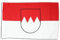 Fahne Flagge Deutschland Franken 30 x45 cm