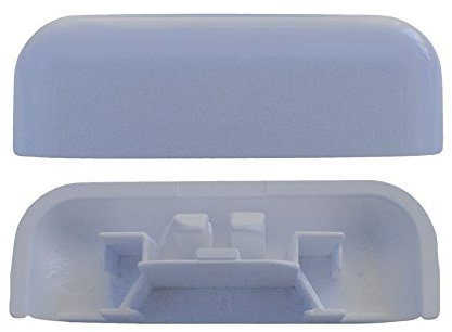 Wasserschlitzkappe soft edge, fenstergrau, ähnlich RAL 7040 28-30x5 mm (100 ST)