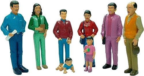 Miniland Figurenset südamerikanische Familie 8 Figuren-27398