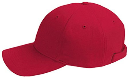 Zeus Basic Cap Mütze Golf Baseball Baumwolle Unisex (ROT)